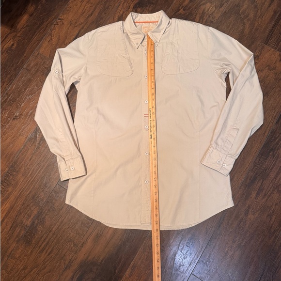 Beretta Shirt Mens XL Button Up Khaki Vented Outdoor Hunting Shooting L/S - Picture 3 of 16